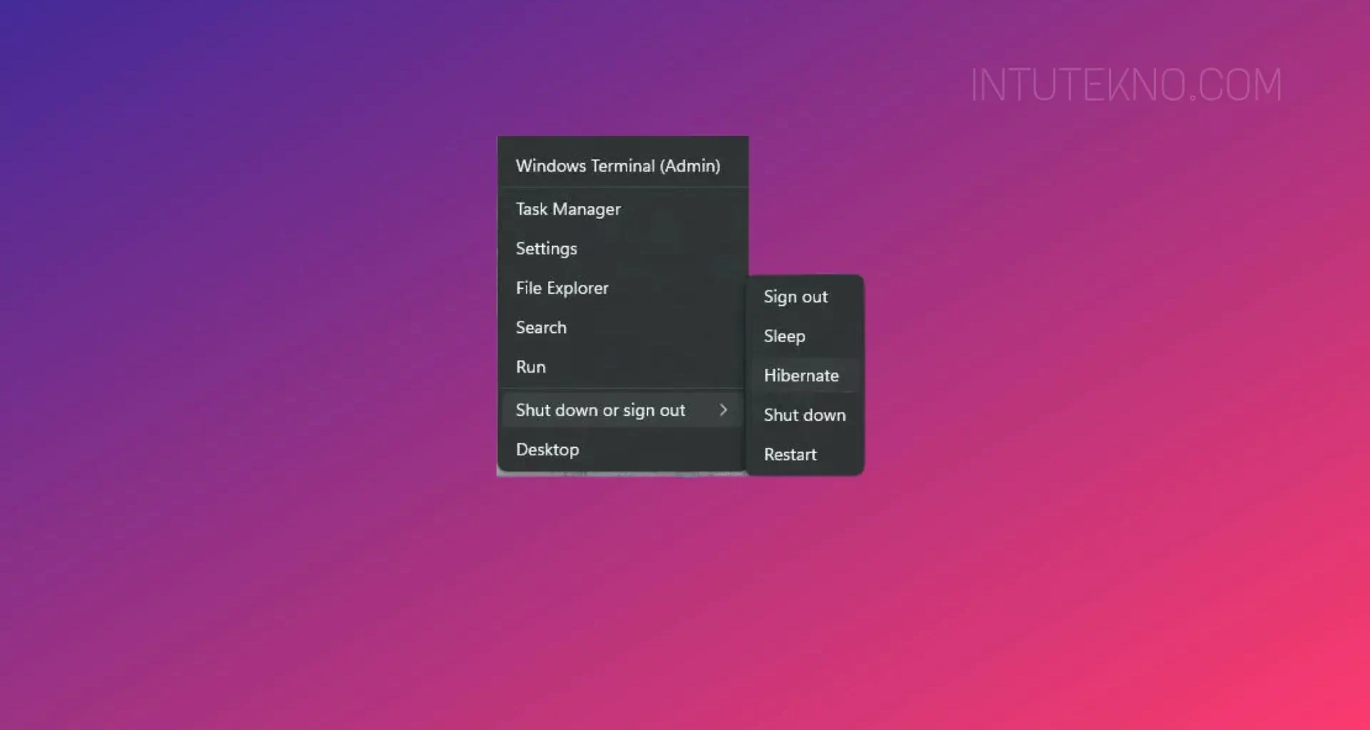 Cara Menampilkan Opsi Hibernate Windows 11