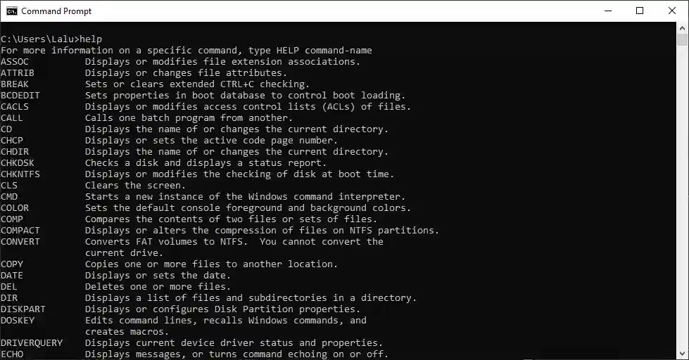 daftar perintah command prompt deskripsi bahasa indonesia