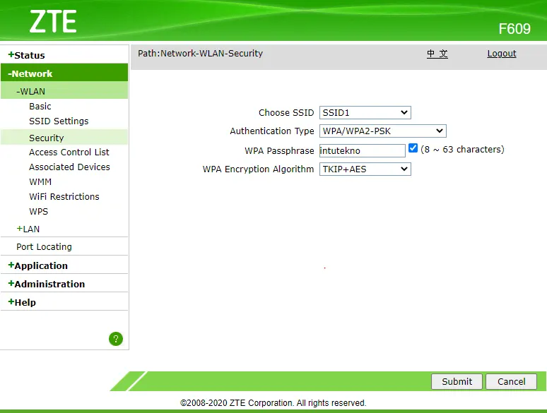 mengganti password wifi modem atau router zte dlink dll