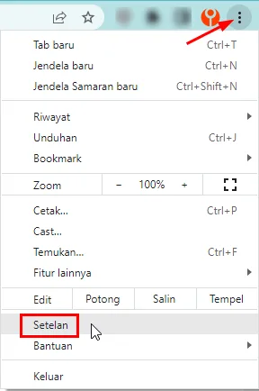 setelan untuk menonaktifkan akselerasi hardware browser chrome