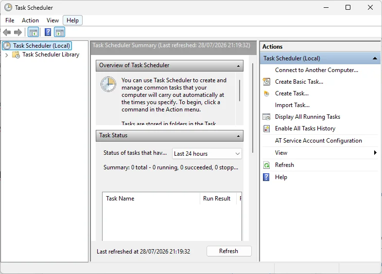Cara Mengecek Task Scheduler Windows: Melihat Task yang Sedang Berjalan Secara Real-Time