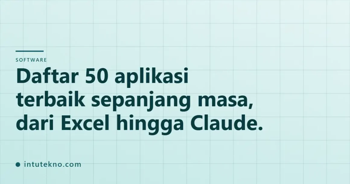 aplikasi terbaik sepanjang masa