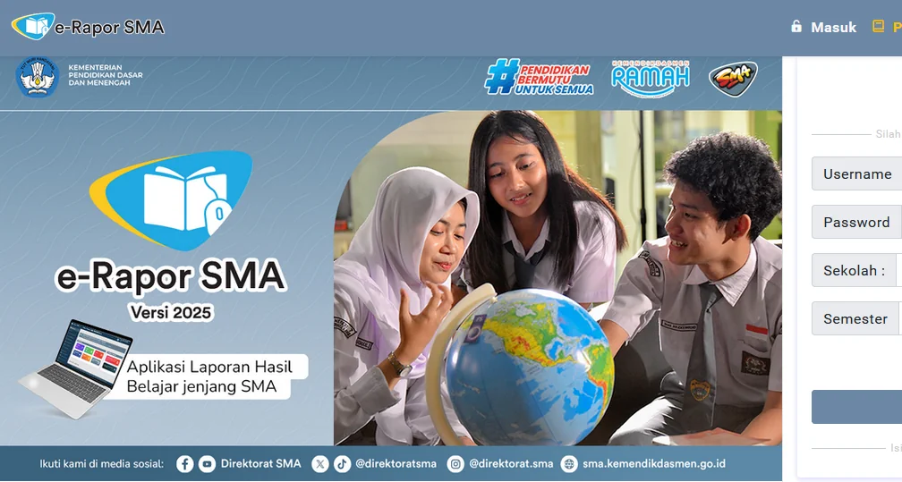 Online eRapor dengan Cloudflare