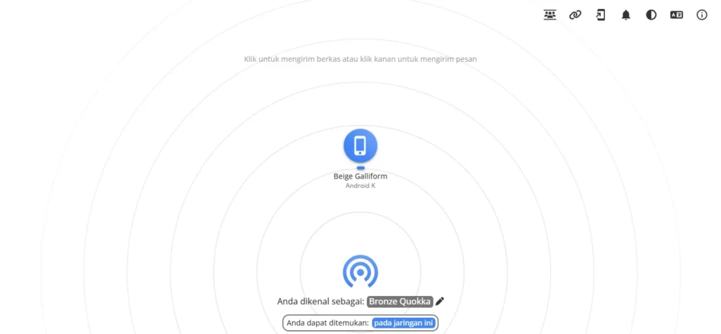 Cara transfer file antar-pc tanpa software pakai pairdrop